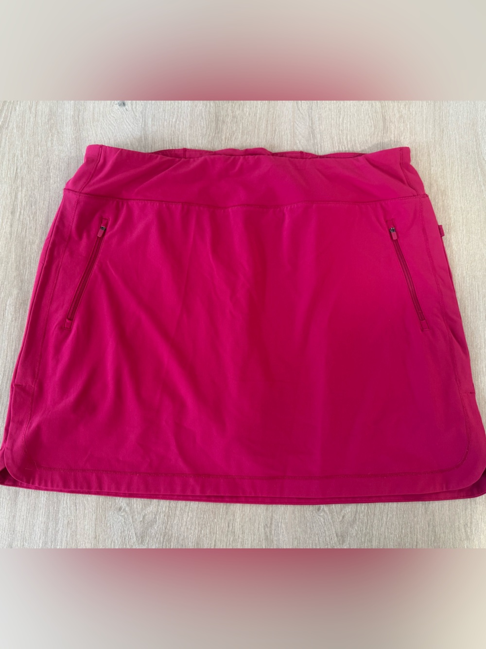 Chico's Pink Active Golf Skort Zip Pocket Pull On Size 3 XL 16 Tennis Pickleball